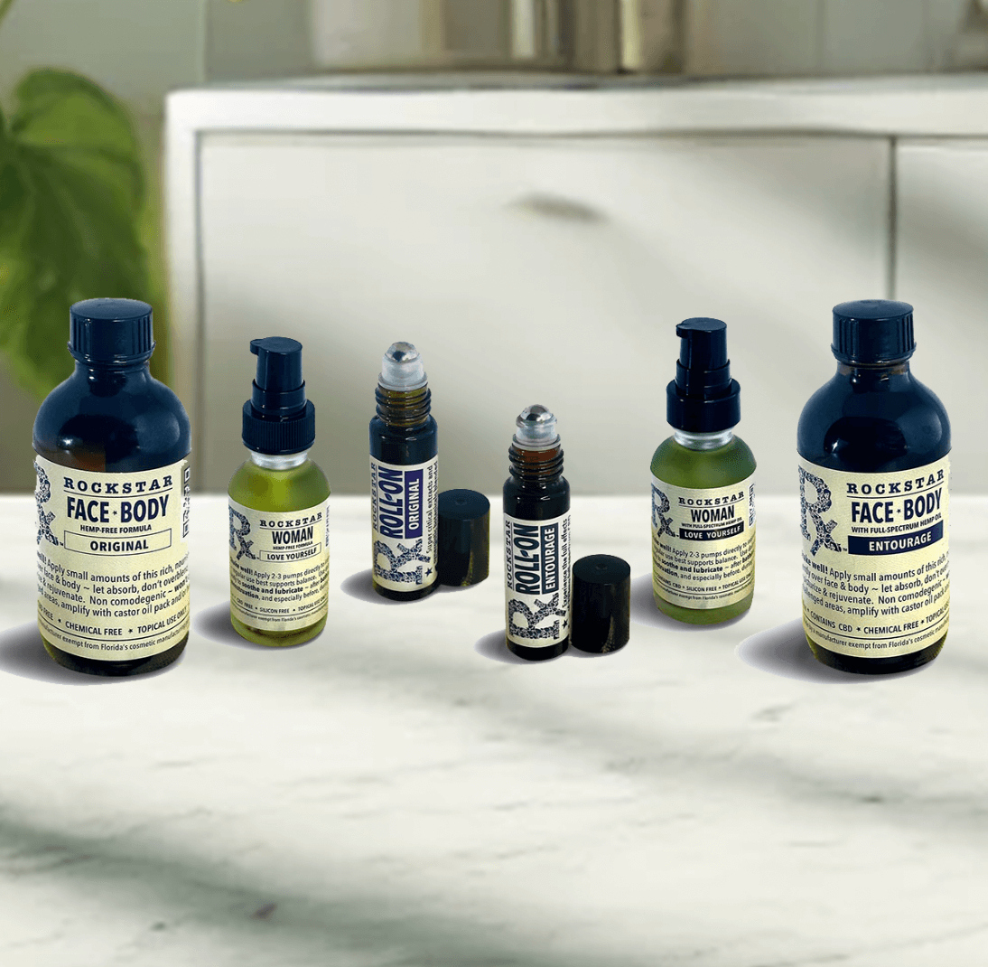 Rockstar Face & Body Oils & new Hemp-Free formulas