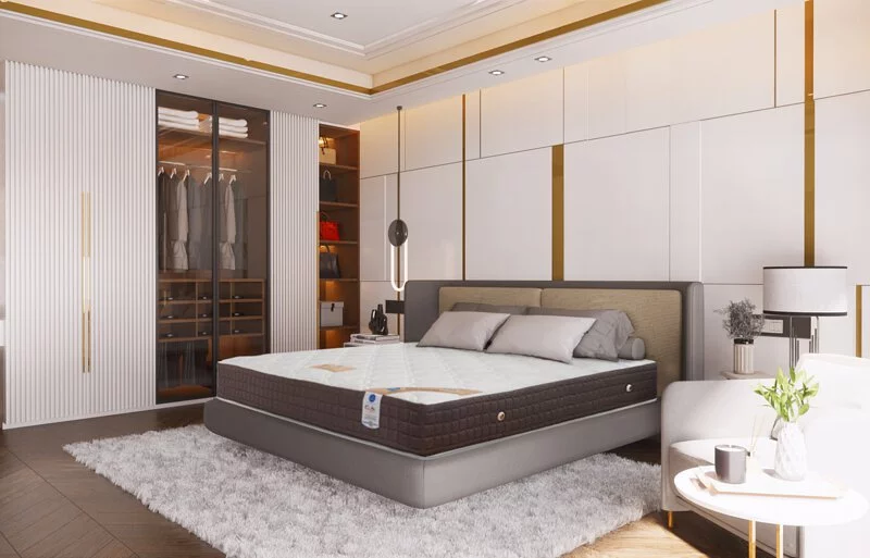 ที่นอนพ็อกเก็ตสปริงเสริมยางพารา