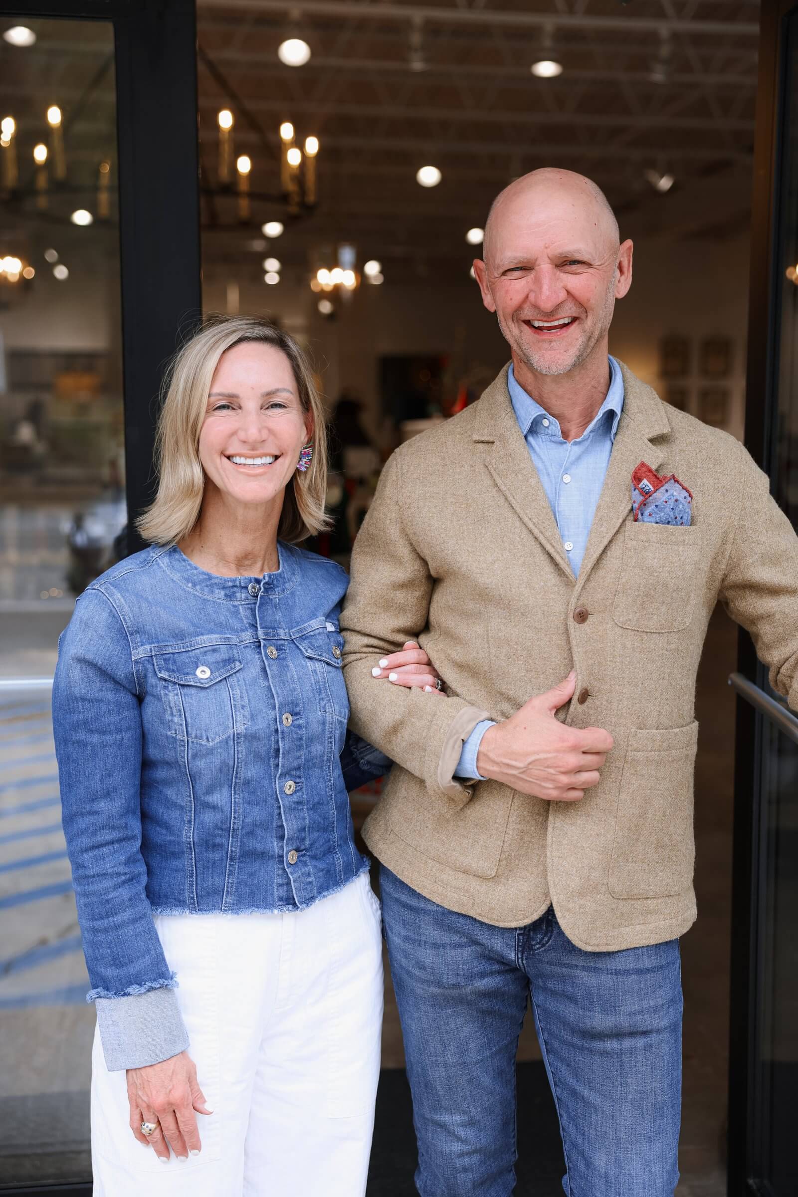 Don and Susan Charlet, owners of The Corbel, Barlow Fashion, and Deyo Supply Co. in St. Francisville