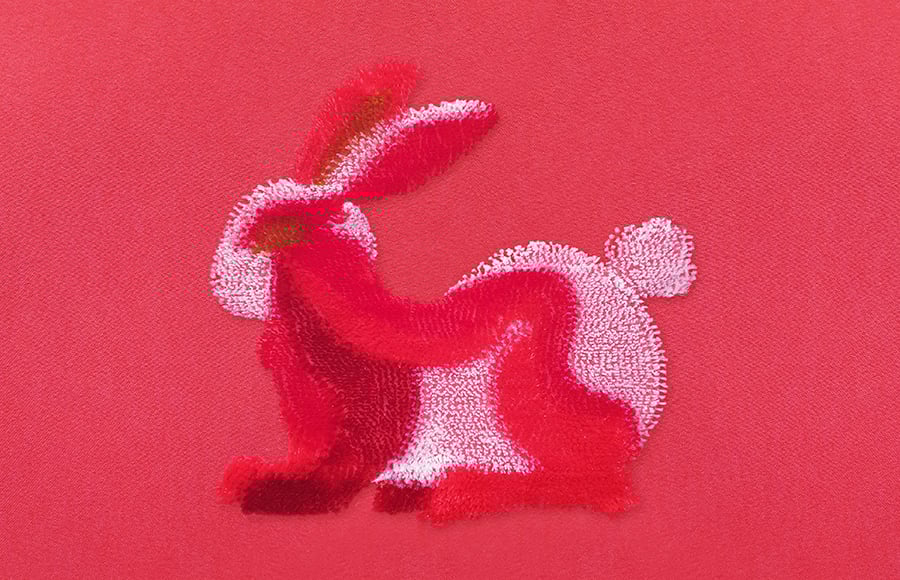 2023 year of the rabbit 3D FUWARI