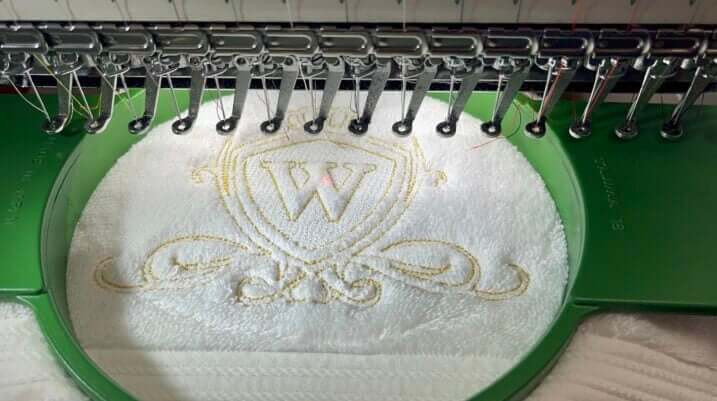 Laydown Stitch as a Fill Stitch