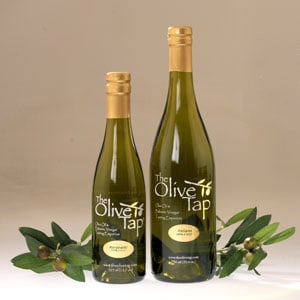 Quality Olive Oils Stored in Green Bottles