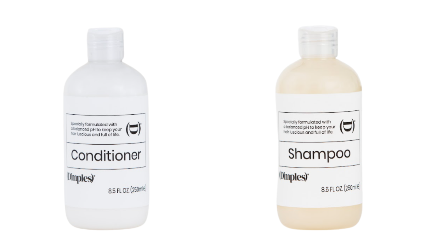 Shampoo and conditioner for wigs and hair toppers.