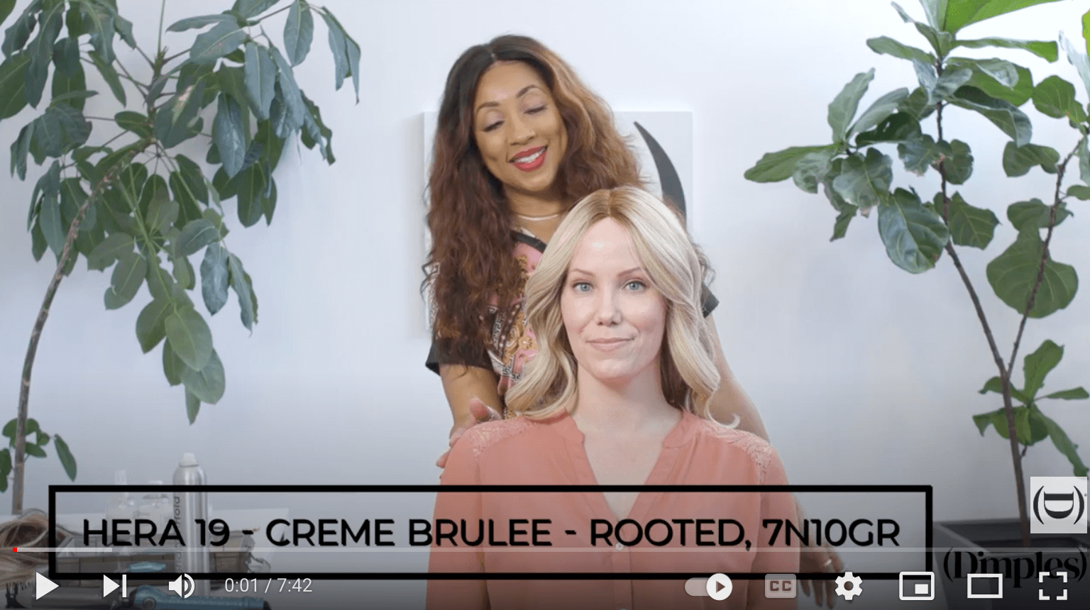 How to Style Beachy Waves into a Remy Human Hair Lace front hand tied wig