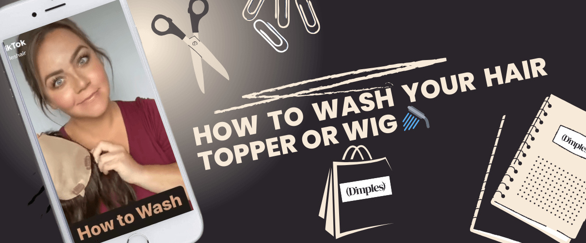 Photo of how to wash your hair topper or wig