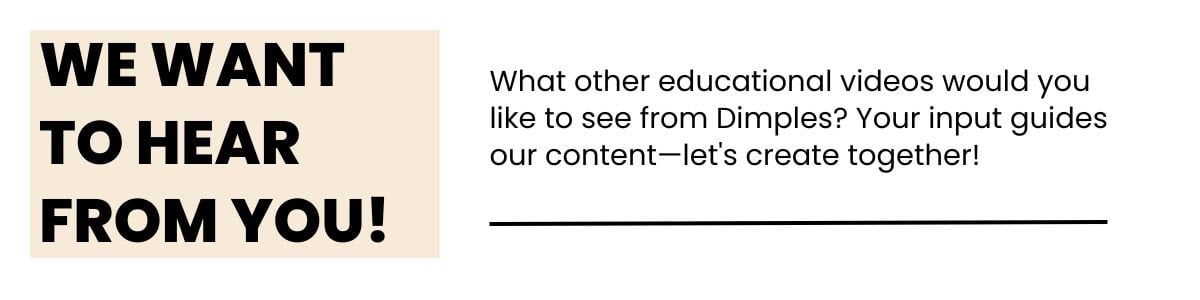 An invitation for audience input on educational topics, emphasizing collaboration in creating valuable content together.