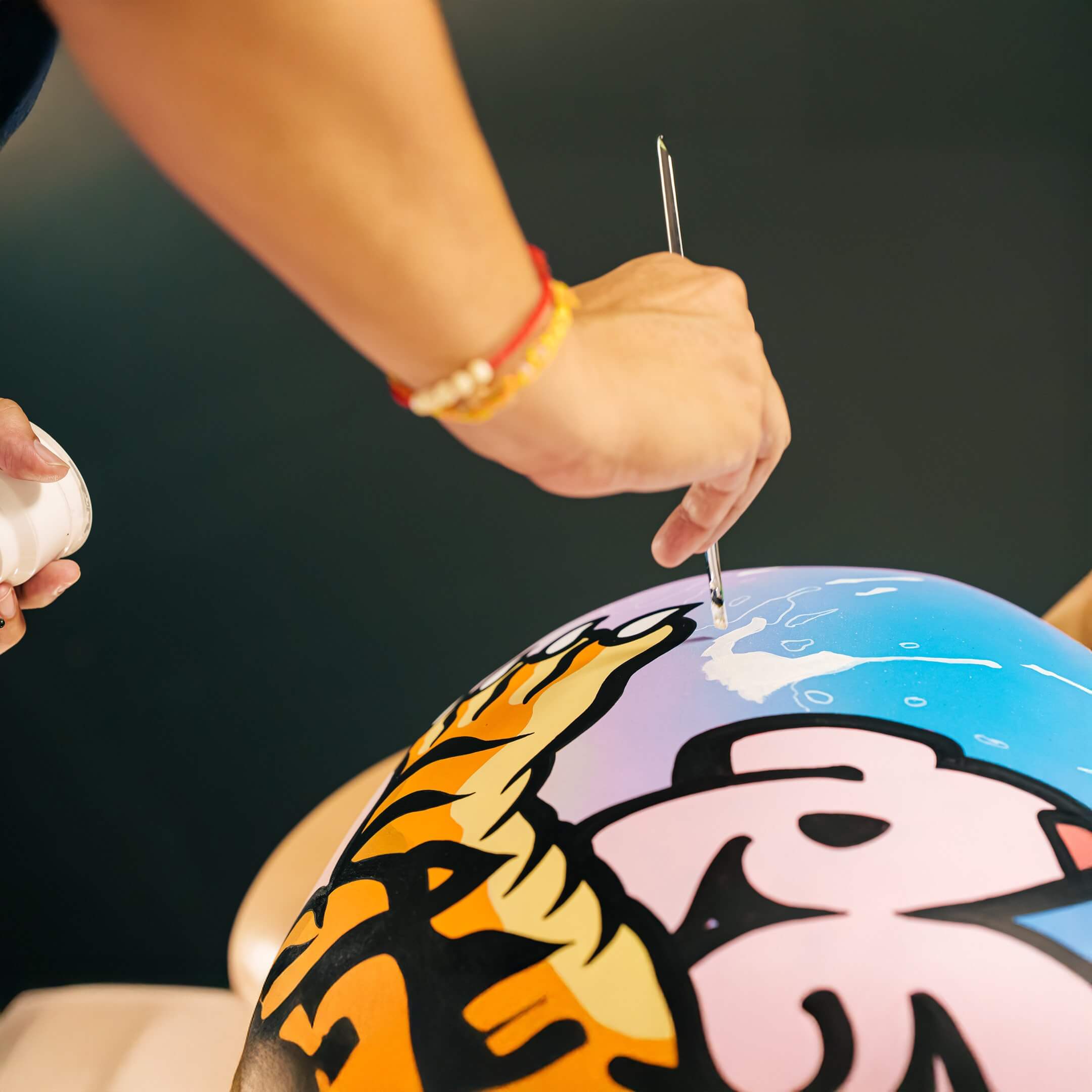 A refined minimalist composition showcases smooth gradients and balanced elements, evoking a sense of calm sophistication.