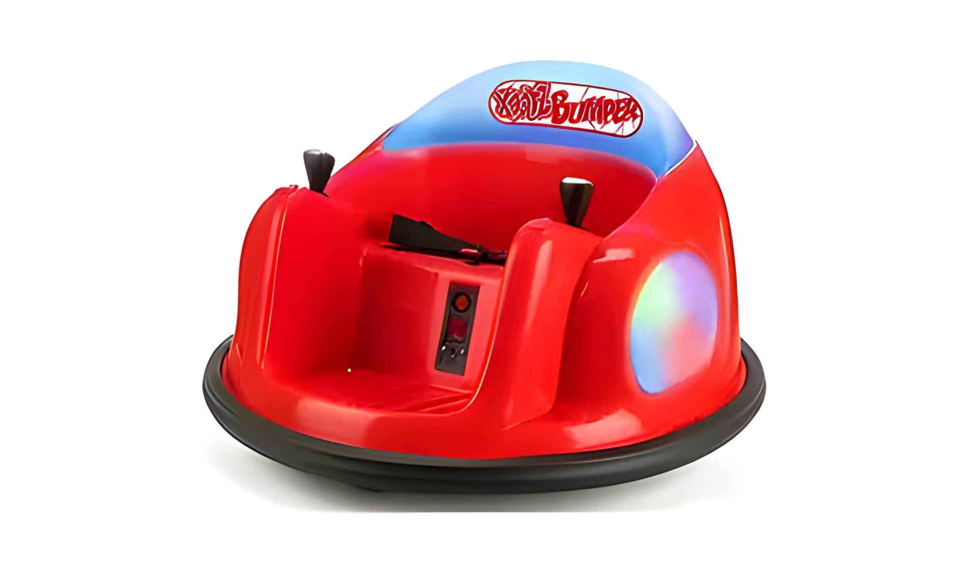 a red bumper car