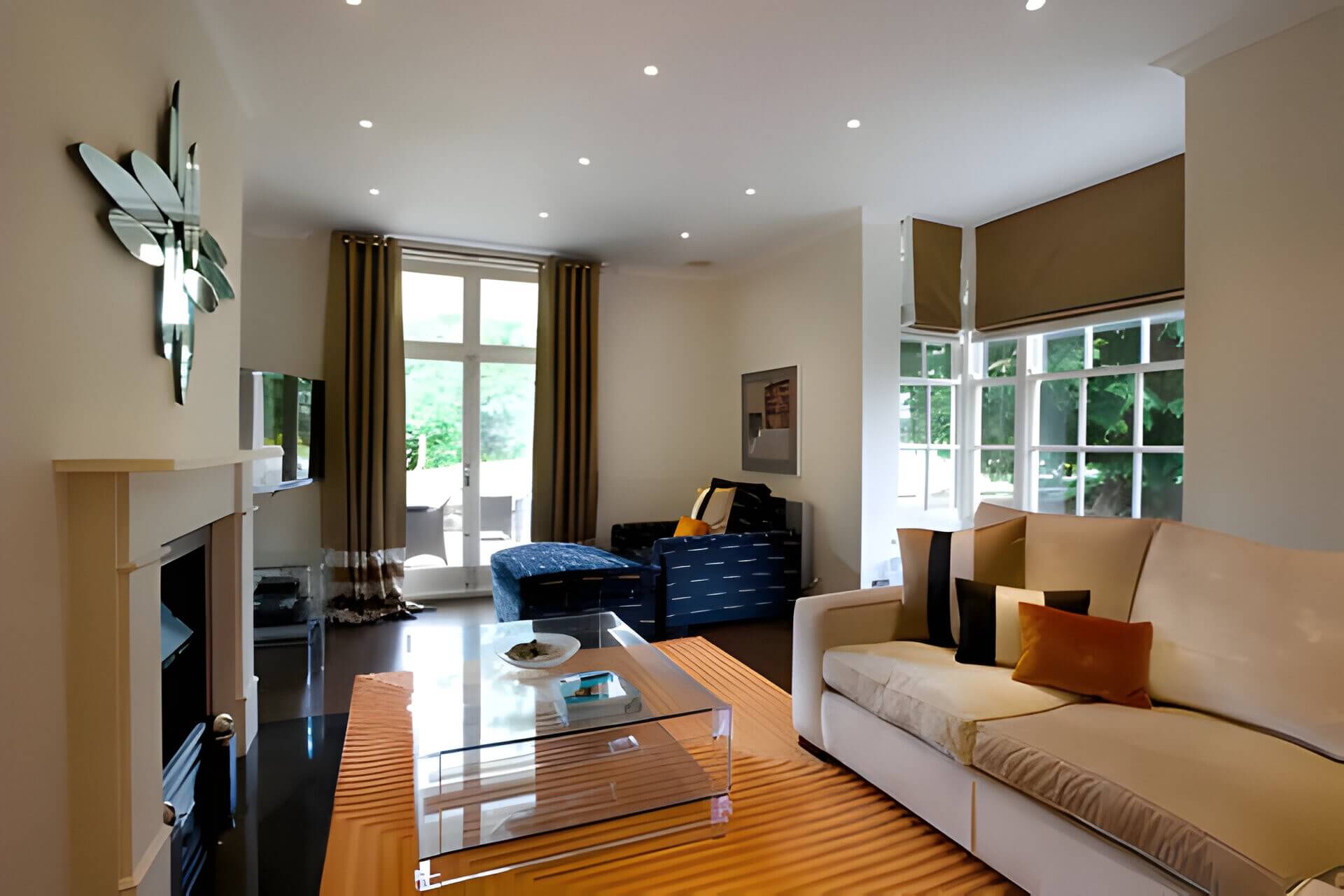 a living room interior designed