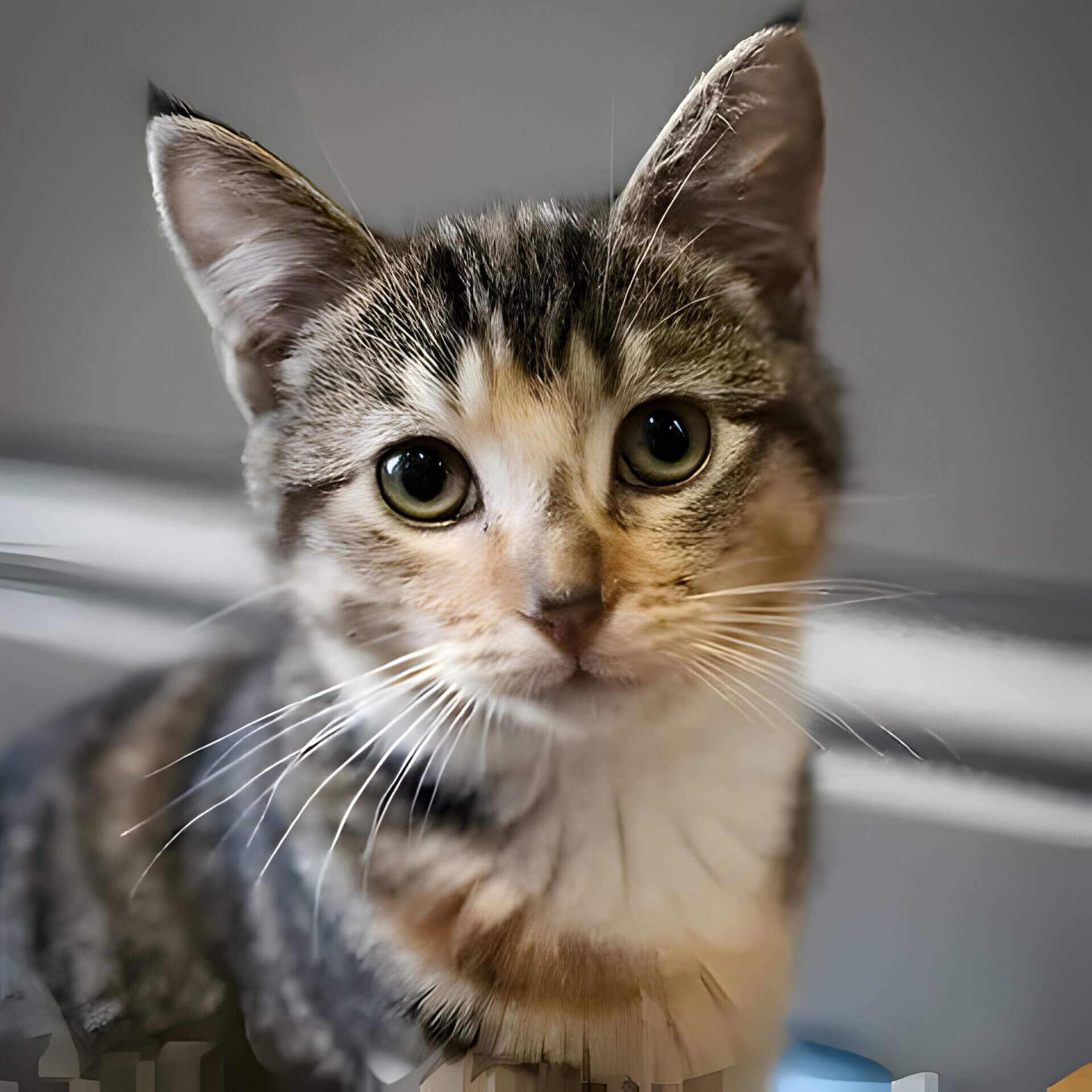 a tabby cat kitten