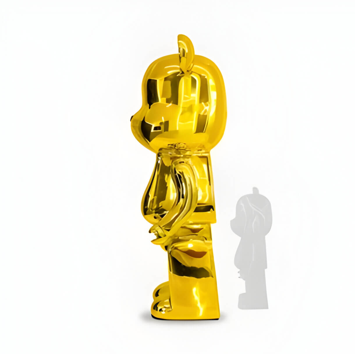 135cm Gold giant bear sculpture