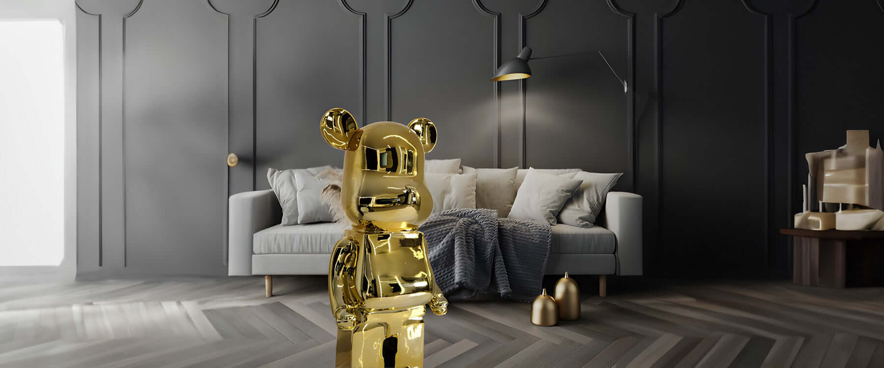 Elegant Living Spaces: The Allure of Giant Bear Sculptures in Modern Home Decor