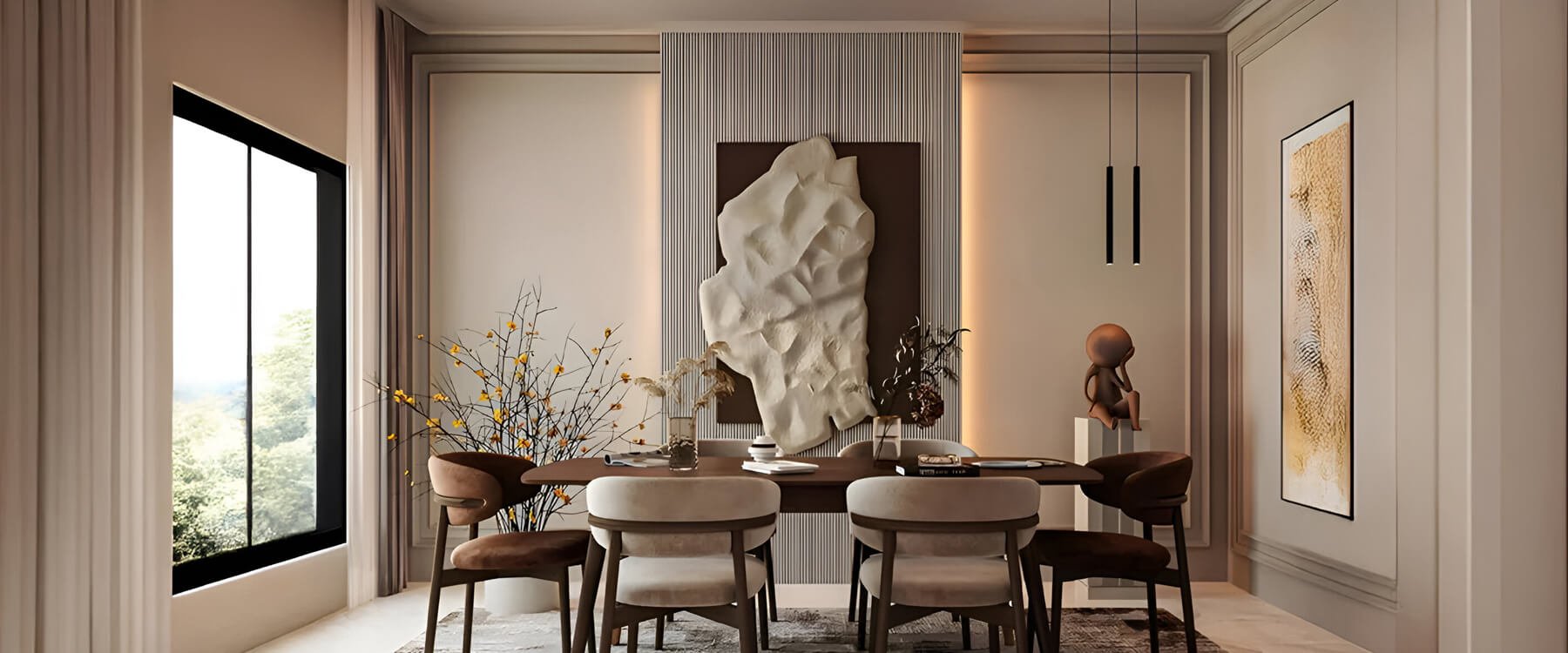 Dine in Style: Top 10 Eye-Catching Dining Room Art Trends