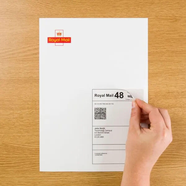 Integrated label paper