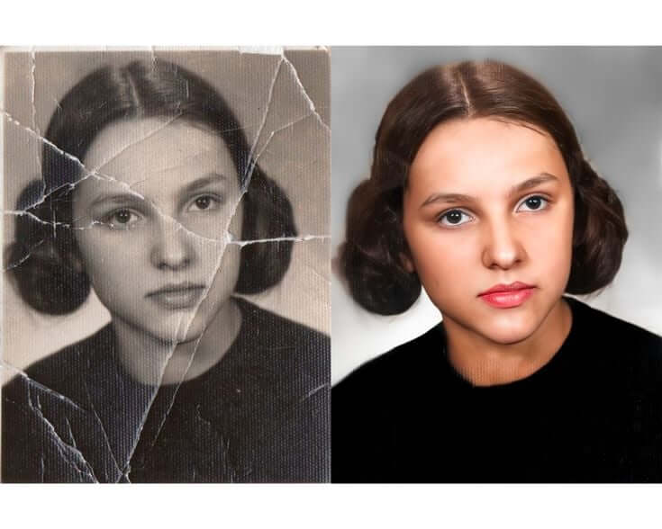 Restored photo