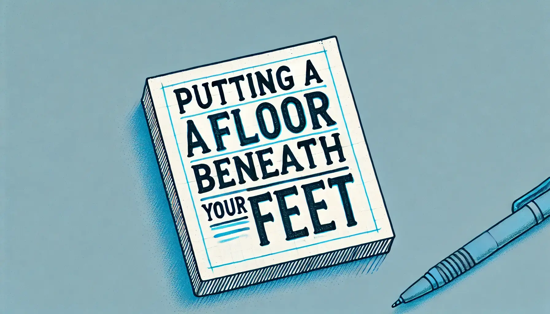 Putting a Floor Beneath Your Feet