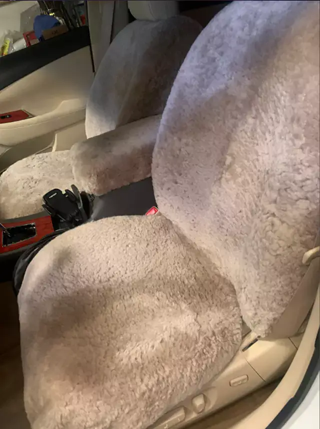 how to clean sheepskin seat covers