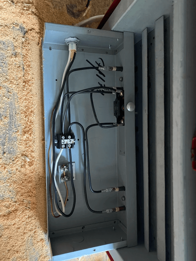 Electric heater wiring