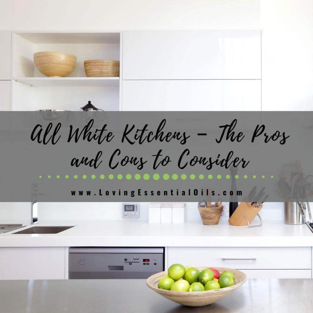 All-White Kitchens – The Pros and Cons to Consider