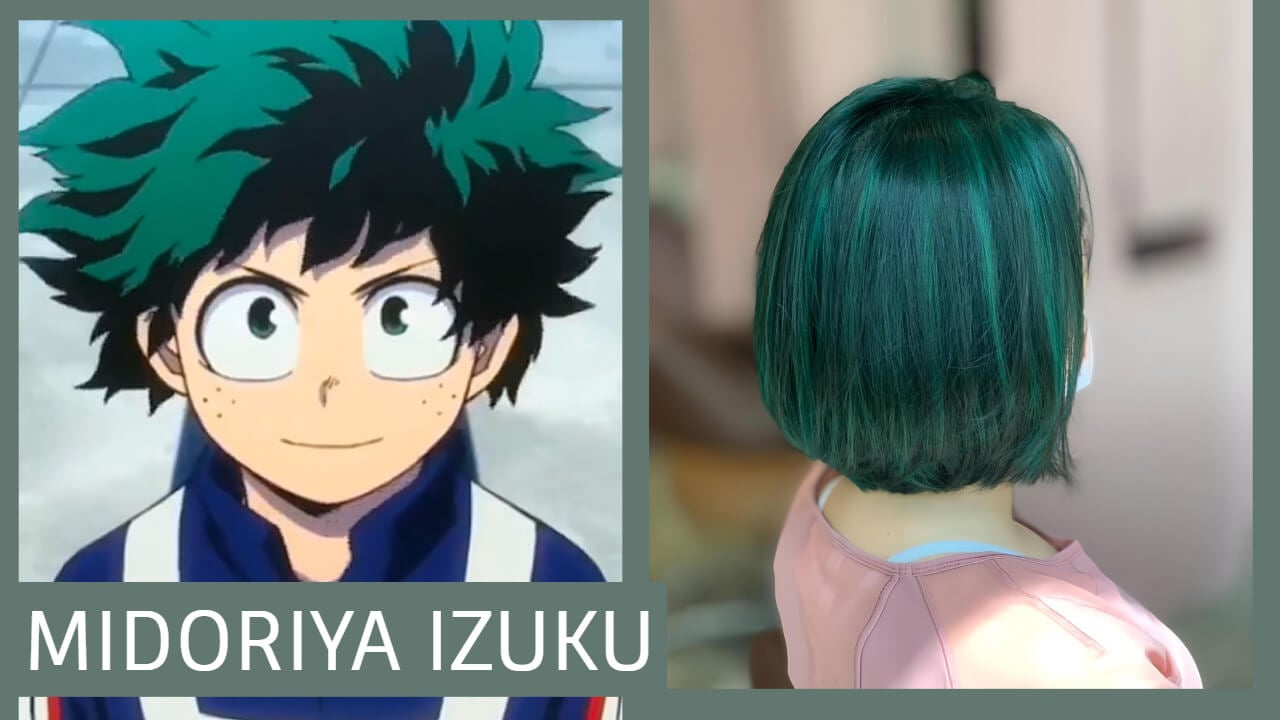 A vibrant green that symbolizes Midoriya's unwavering determination and growth as a hero.