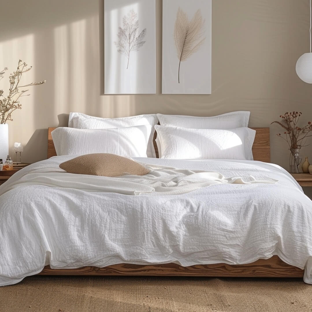 Try a breathable Wool Duvet for cooling comfort