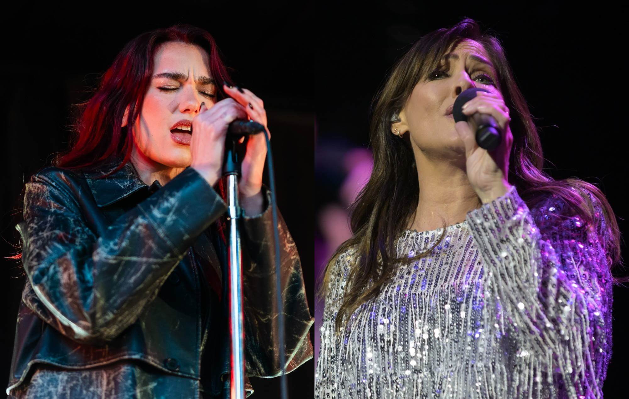 Dua Lipa and Natalie Imbruglia