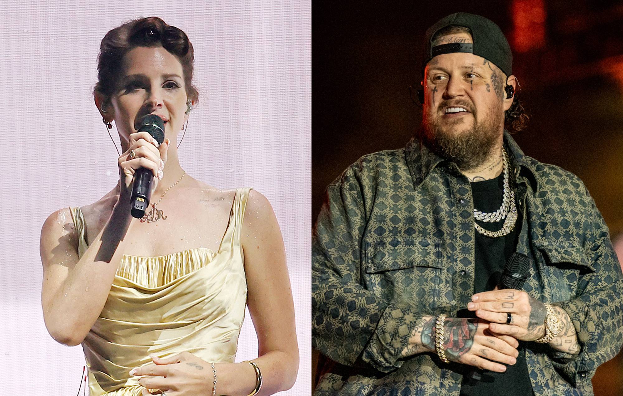 Jelly Roll and Lana Del Rey at Stagecoach Festival