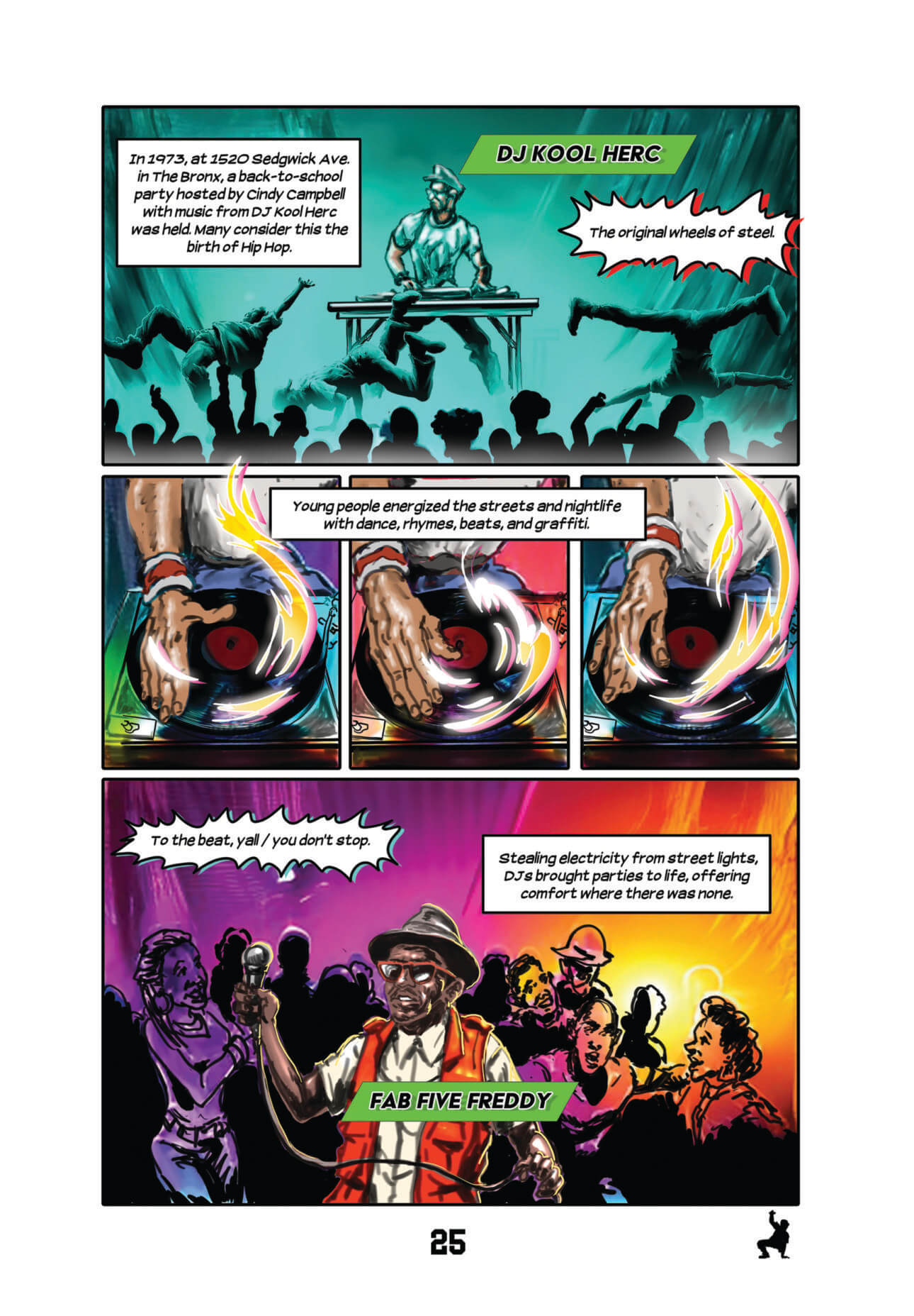 Another Interior Page of The Graphic History of Hip Hop