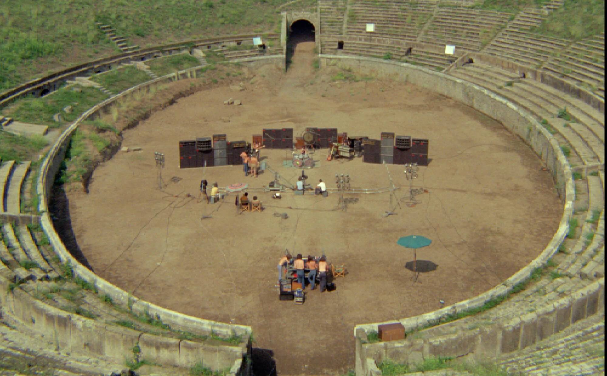 Pink Floyd at Pompeii. Credit - Sony Music