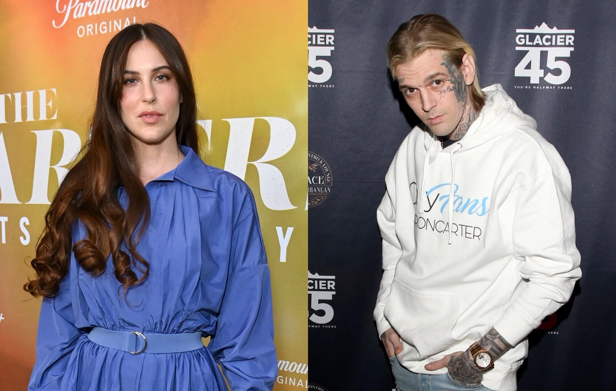 Scout Willis and Aaron Carter