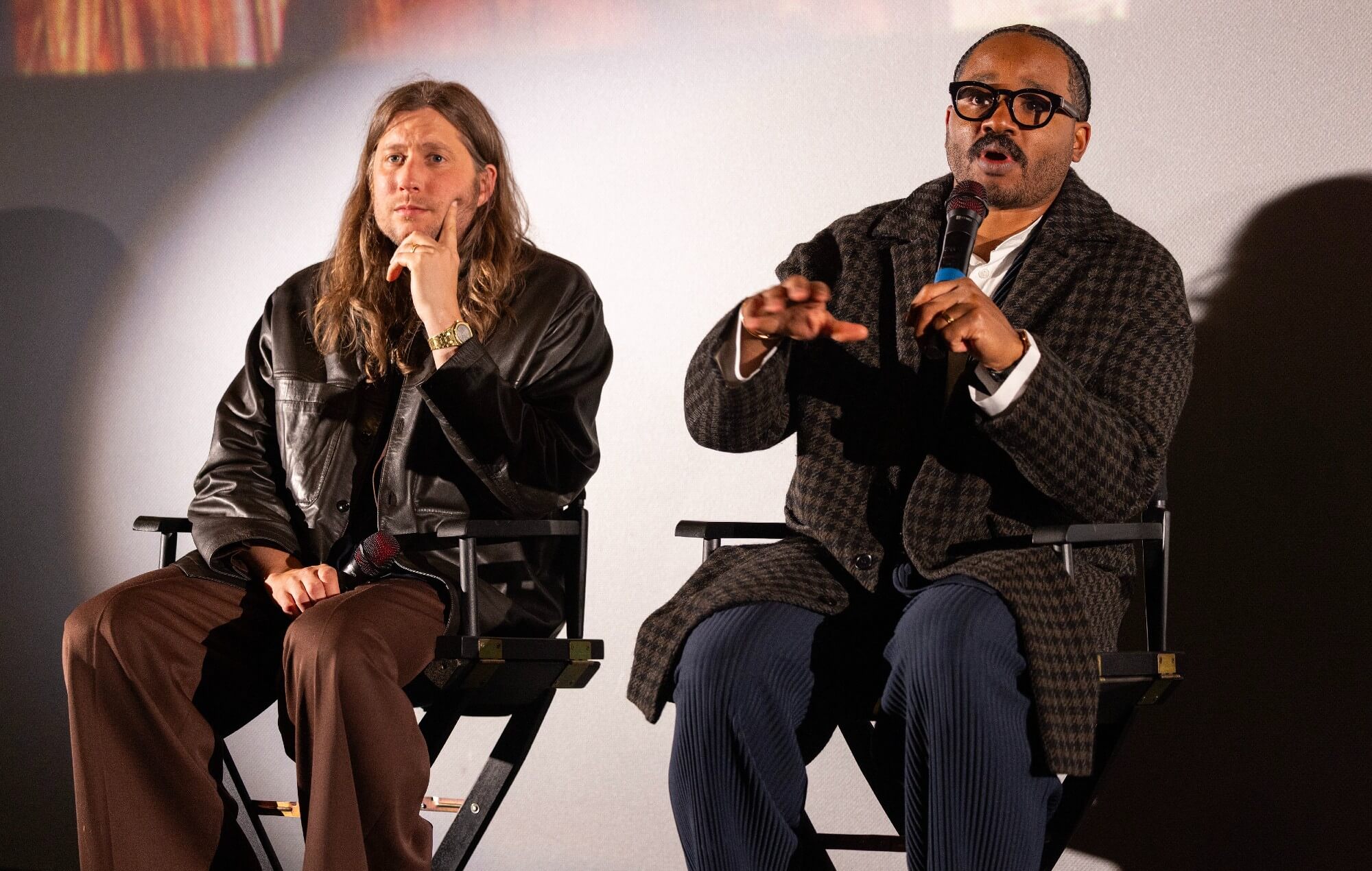 Composer Ludwig Göransson and filmmaker Ryan Coogler at a screening of ‘Sinners’ in April 2025