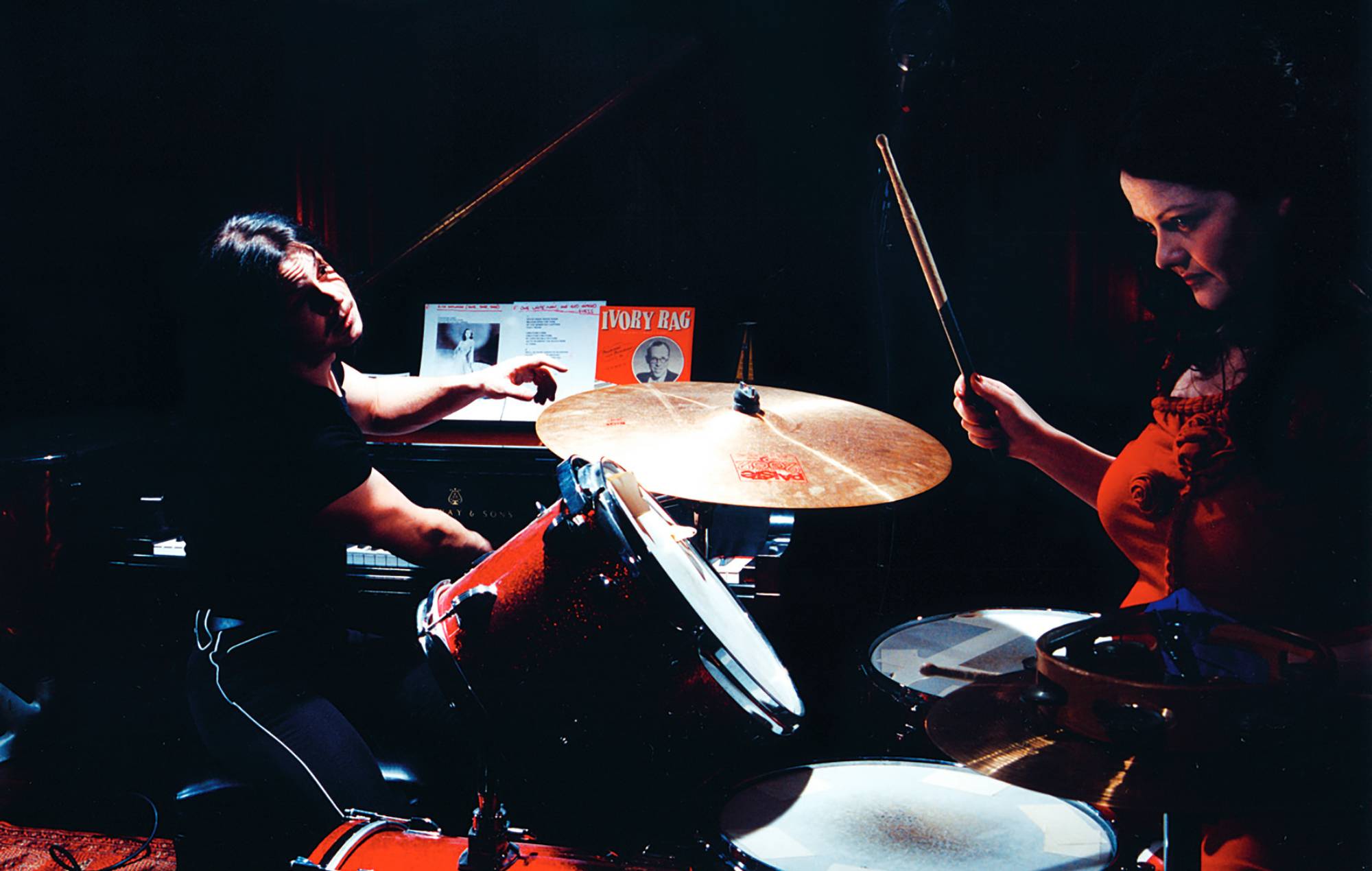 The White Stripes in 2005. CREDIT: Ewen Spencer