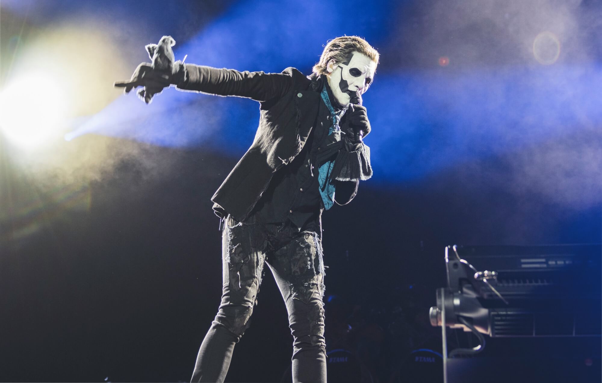 Tobias Forge of the Swedish rock band Ghost