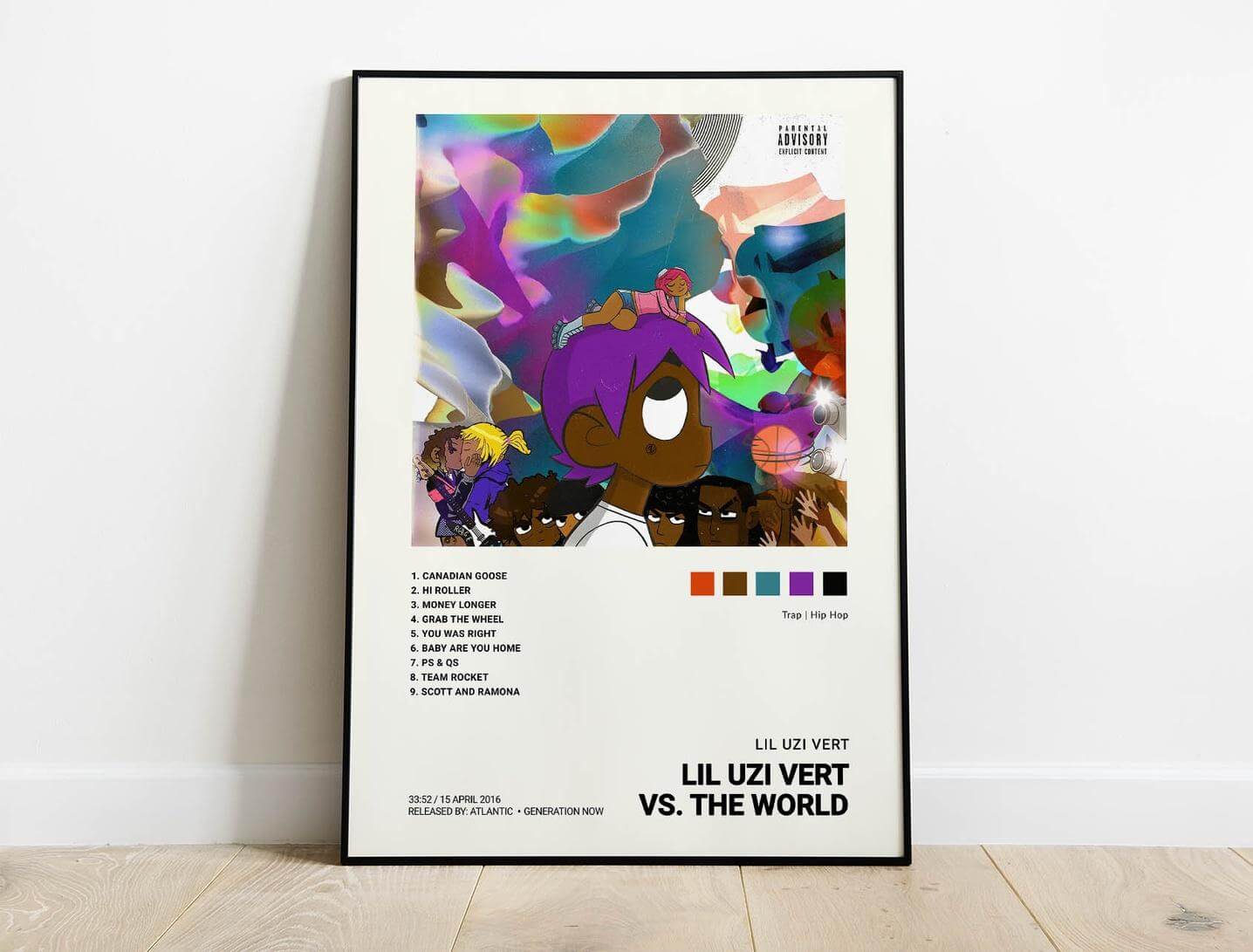 Lil Uzi Vert vs The World Poster: A Must-Have Piece of Music History