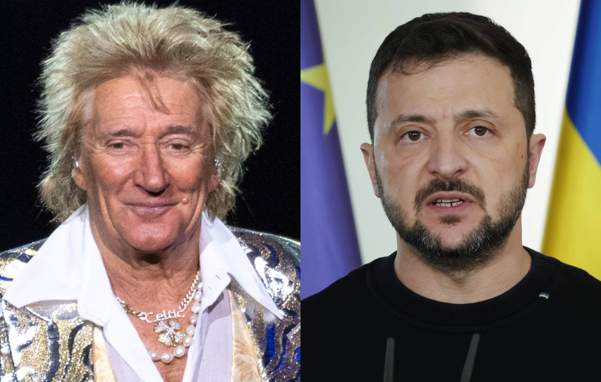 Rod Stewart Emphasizes Support for Ukraine After Trump-Zelenskyy Clash