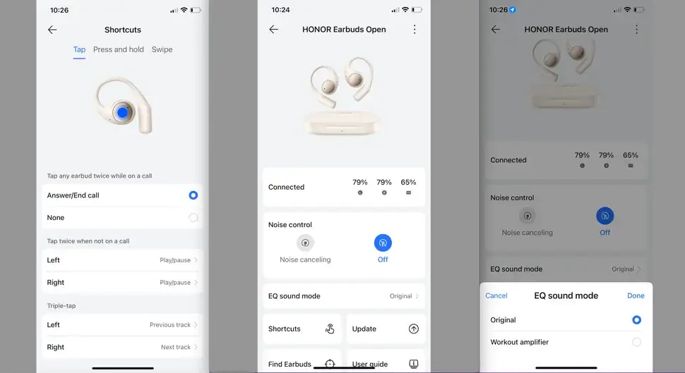 Honor Earbuds Open