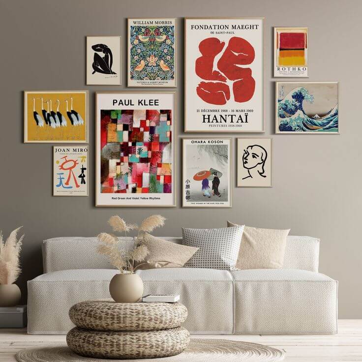 Living Room Decorating Ideas: 4 Tips To Transform Your Space with Posters