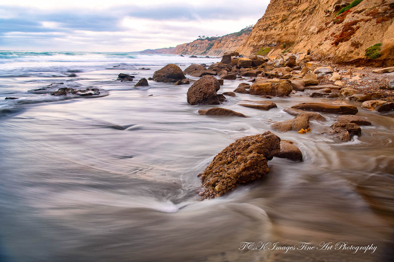 Silky Surf North Scripps Beach — La Jolla — California