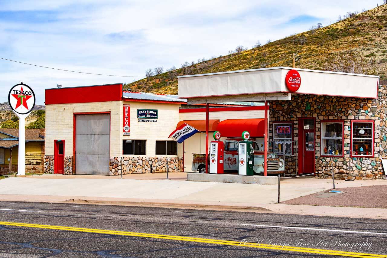 Vintage Gas Station in Yarnell, Arizona