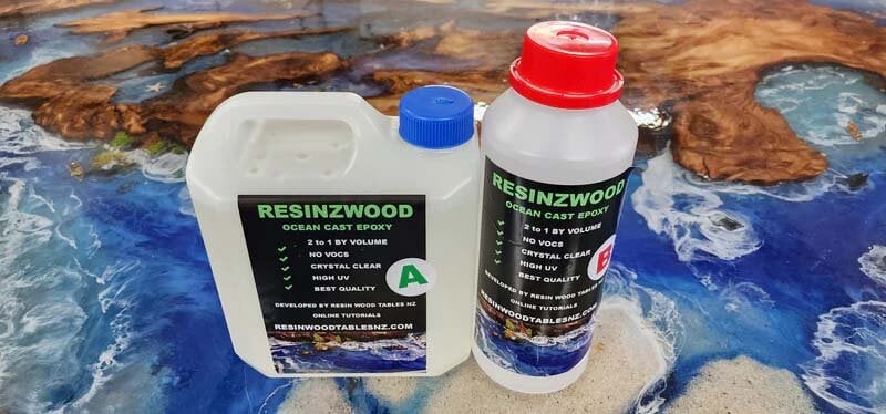 DIY How to make. Ocean Cast Epoxy in bottles