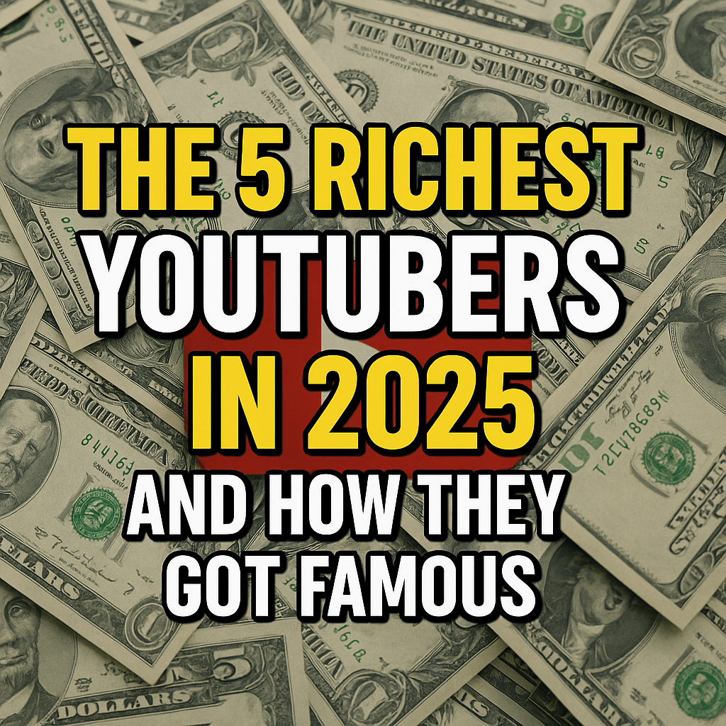 The 5 Richest YouTubers in 2025 and How They Got Famous