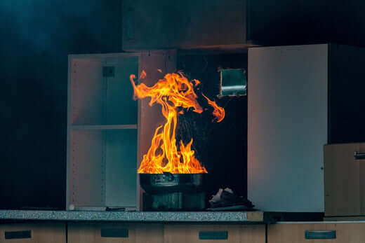 How to Put Out Grease Fires Safely