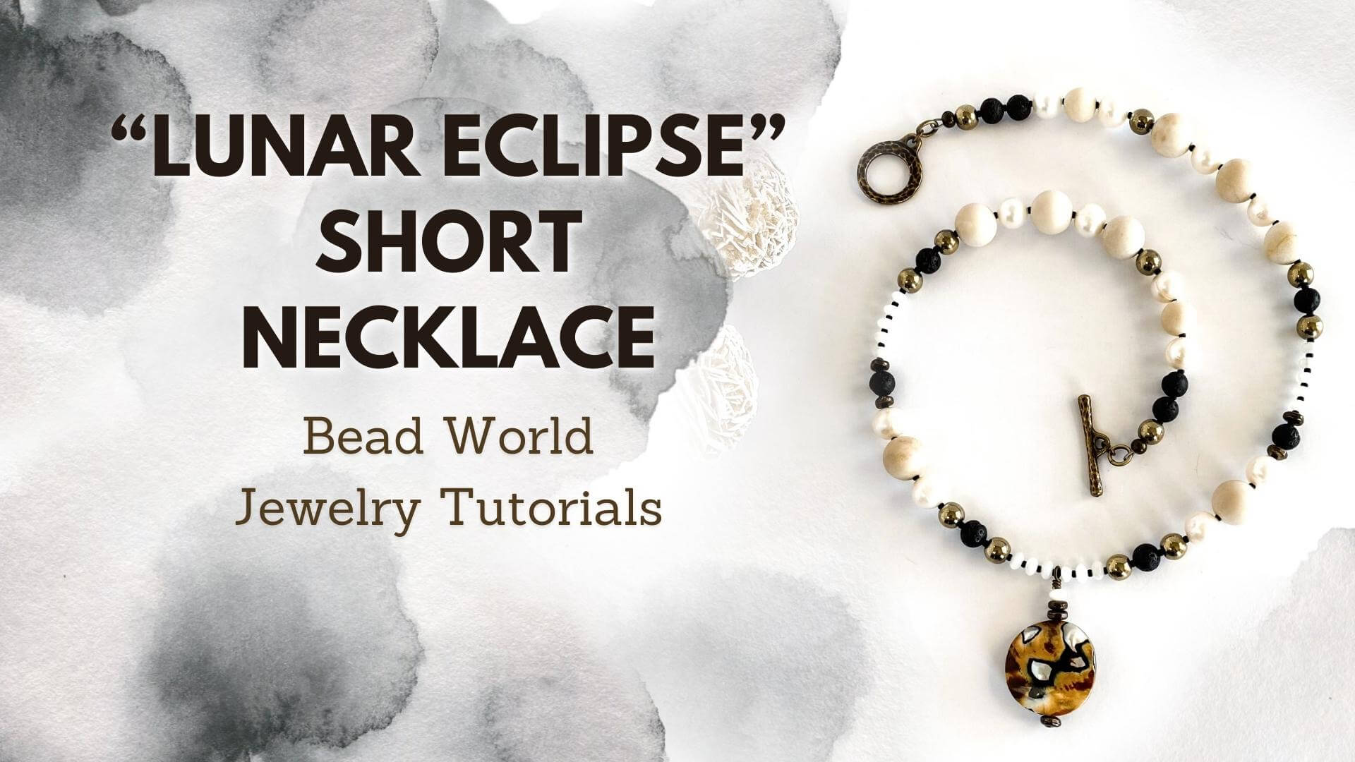 ​“Lunar Eclipse” - Short Necklace