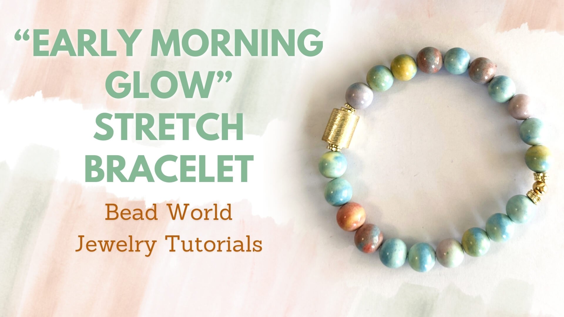 ​“Early Morning Glow” - Stretch Bracelet