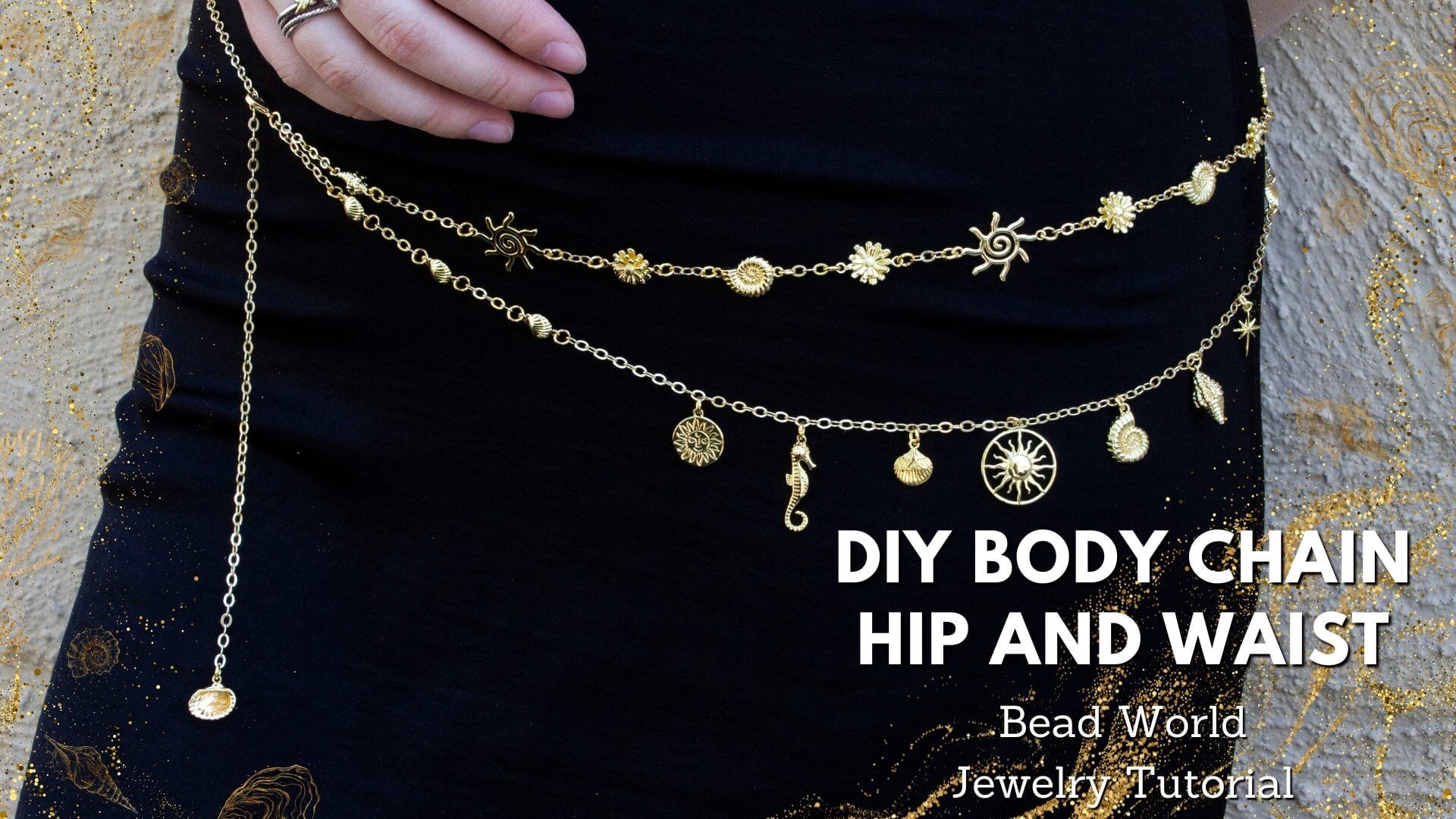 DIY Body Chain Tutorial – Adjustable Waist or Hip Chain