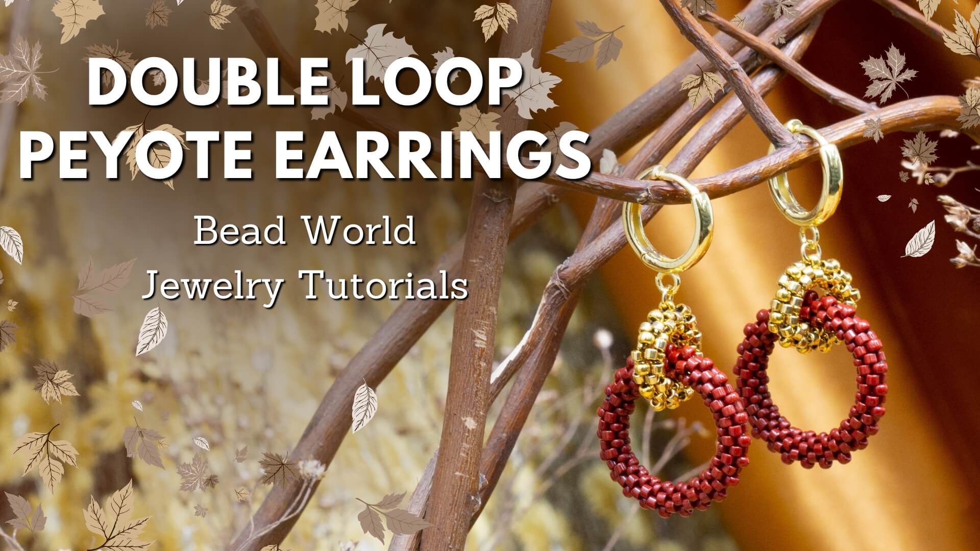 Double Loop Peyote Earrings