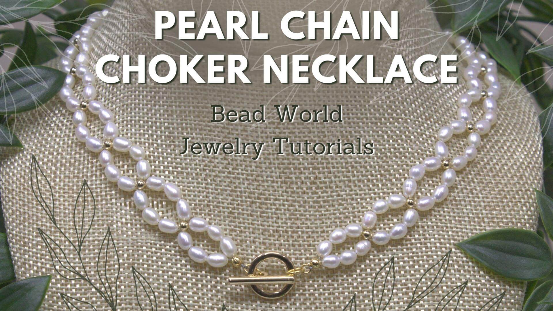 Pearl Chain Choker Necklace