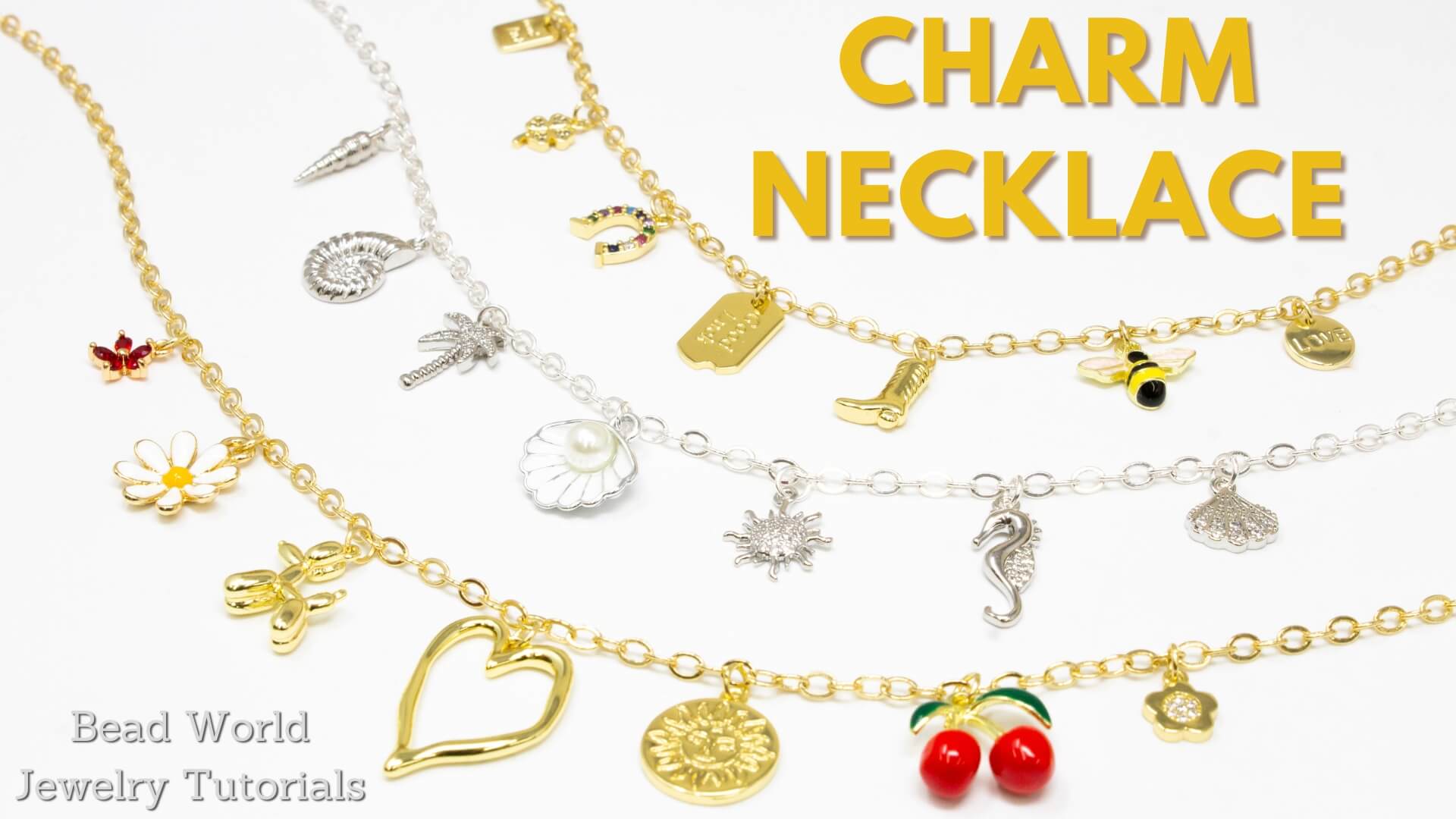 Charm Necklace Tutorial