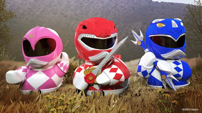 POWER RANGERS ARE NOW TUBBZ RUBBER DUCK COLLECTIBLES