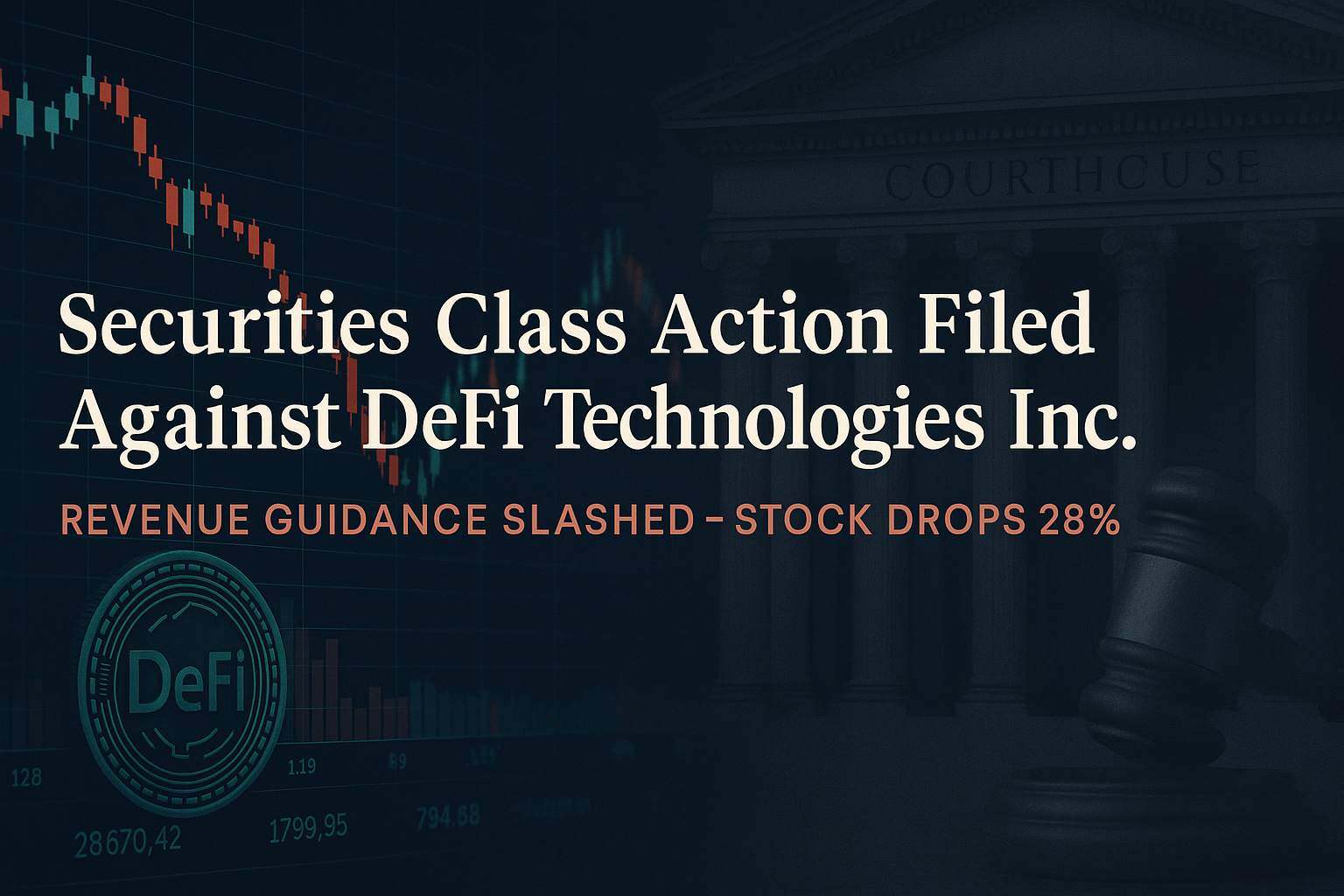 DeFi Technologies Inc. (DEFT) Securities Class Action Lawsuit Filed  [December 5, 2025]